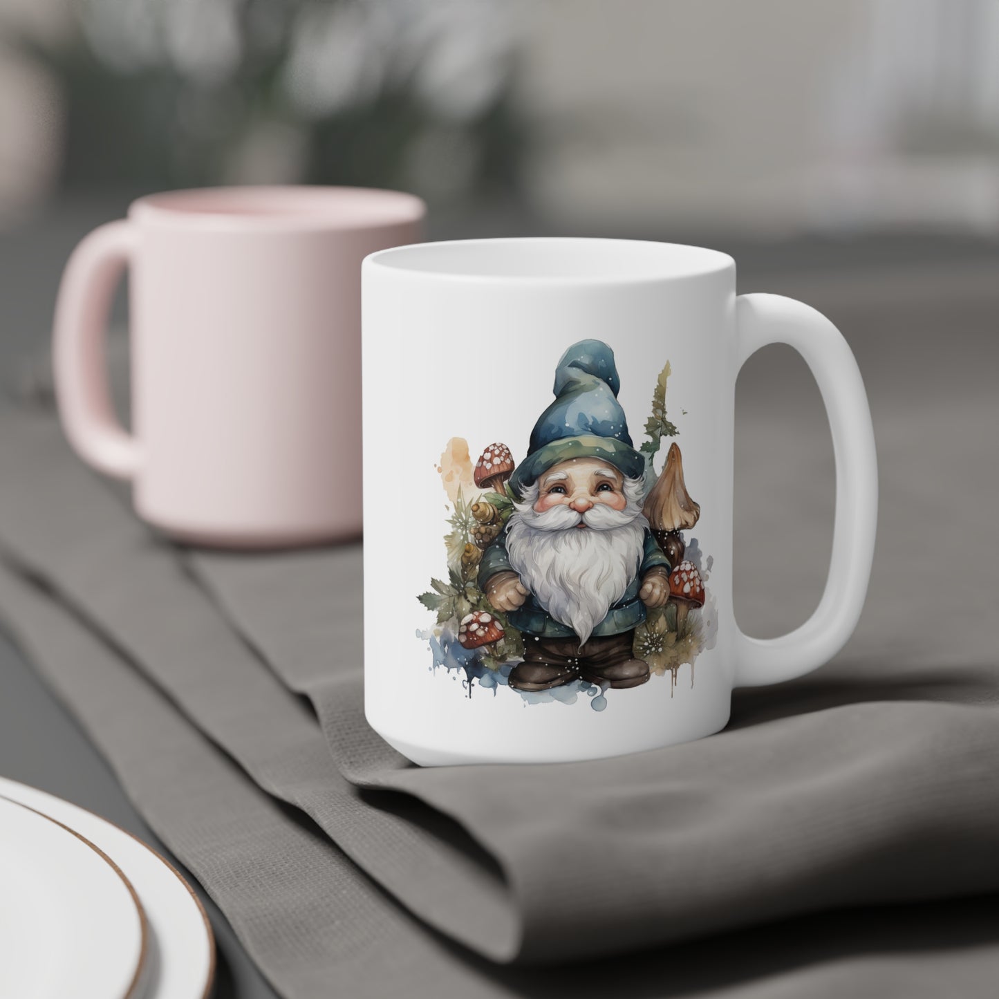 Gnome for the Holidays | Christmas Coffee Mugs | Coffee Ceramic Mugs (11oz\15oz\20oz) | Coffee Mugs