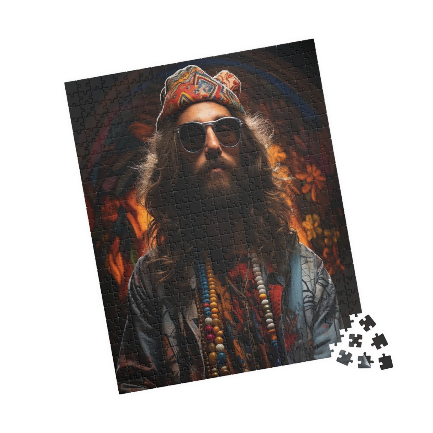 Hippie Dude puzzle | Boho Jigsaw Collection | 500-piece Puzzle | Boho | jigsaw puzzle | games