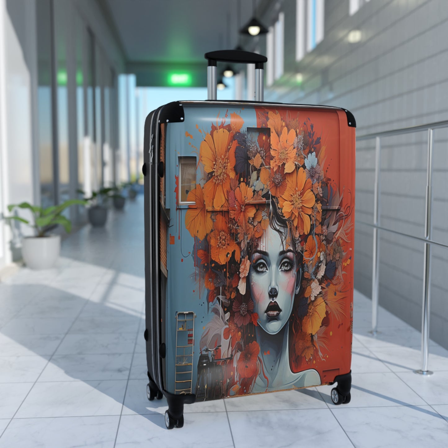 Graffiti Wanderer Luggage | Hippie Trip Collection | Christmas vacation | Travel Luggage | Suitcase | Boho | Retro