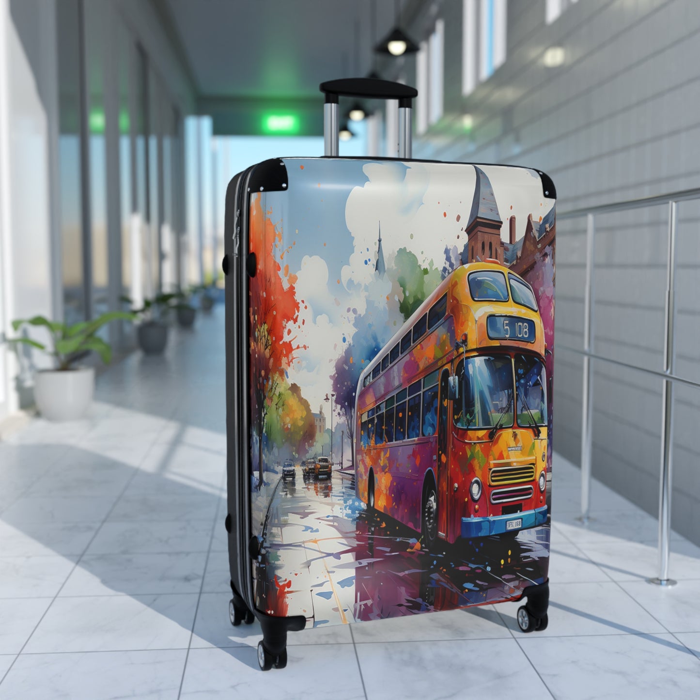 Double-Decker Adventure Luggage | Urban Voyager Collection | Christmas vacation | Travel Luggage | Suitcase | Double-decker travel