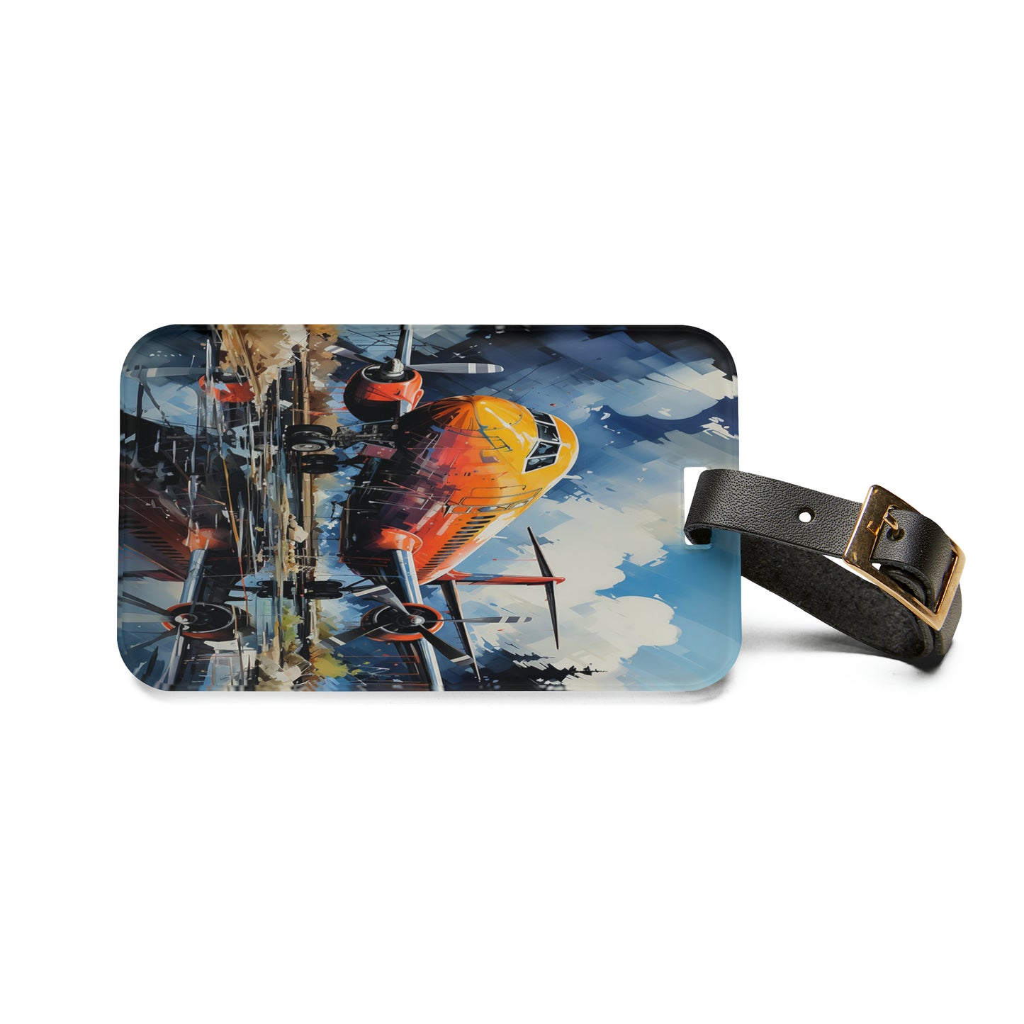 Aviator's Dream Luggage Tag | Artistic Journey Collection | Christmas Vacation | Luggage Tags | Travel Tags