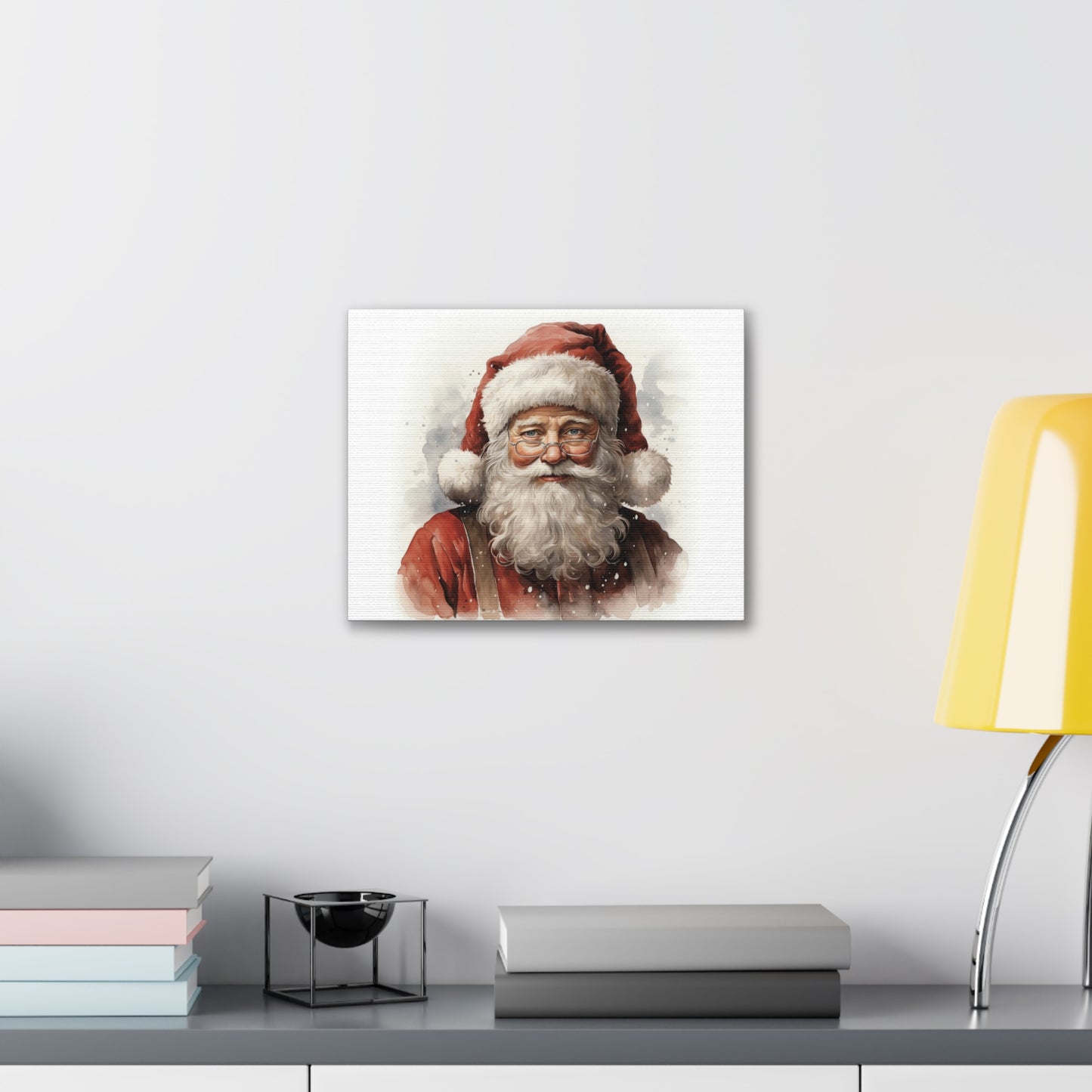 Wishful Wonder | Santa's Canvas Chronicles | Holiday decor | Christmas Wall Art | Retro Art | Christmas