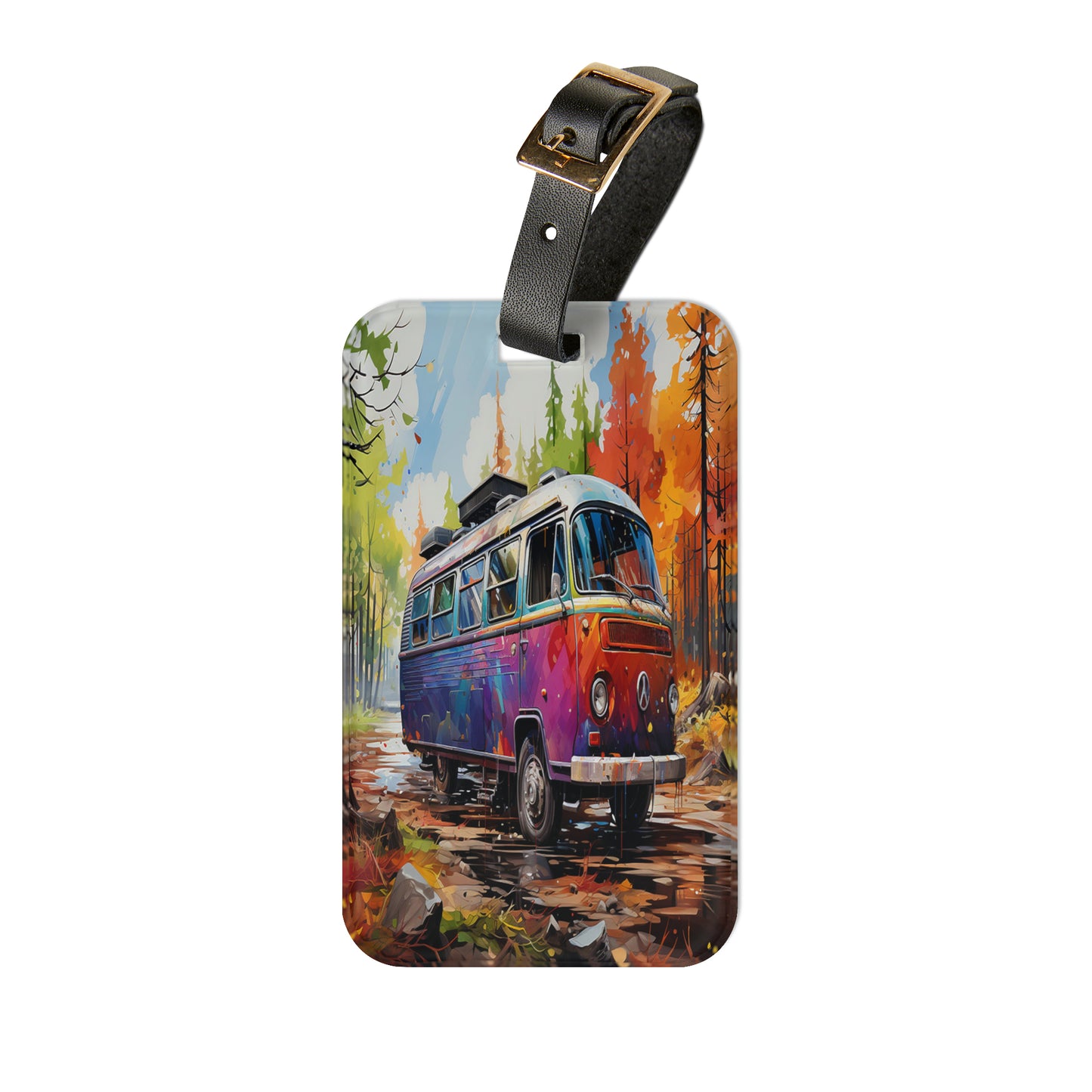 Bohemian Road Trip Luggage Tag | Artistic Journey Collection | Christmas Vacation | Luggage Tags | Travel Tags