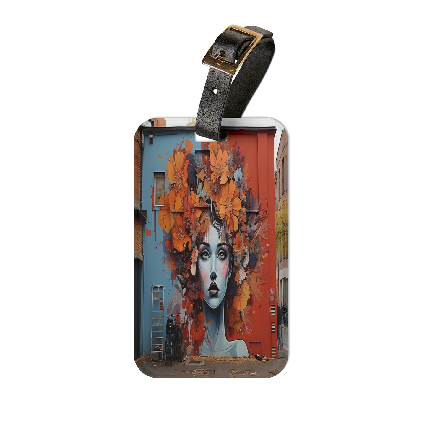 Graffiti Wanderer Luggage Tag | Artistic Journey Collection | Christmas Vacation | Luggage Tags | Travel Tags