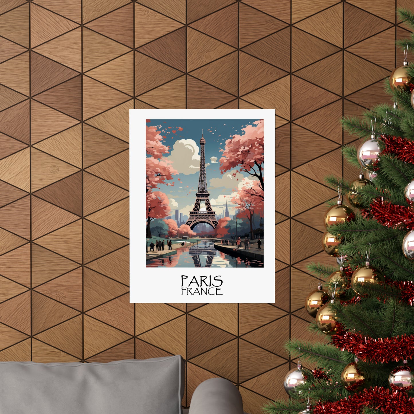 Unique Travel poster| Eiffel Elegance | Paris, France | Eiffel Tower | 1920s Art Deco Wall Art | Retro Wall Art