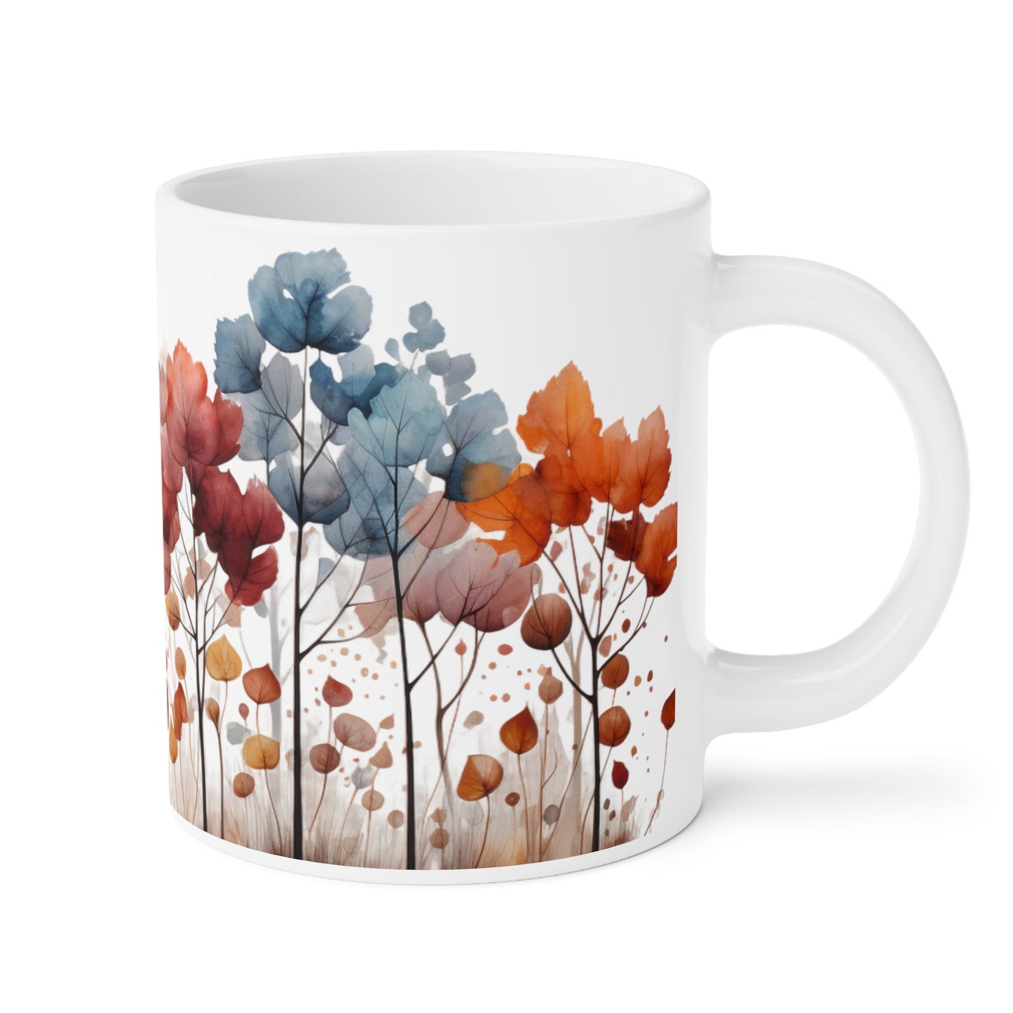 Autumn Turning #2 | Autumn Fall Coffee Mug | Rustic Fall Mug | Watercolor Fall Mug