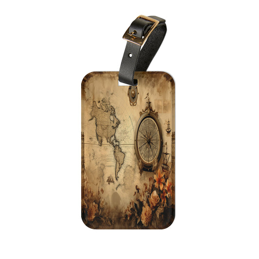Victorian Voyager Luggage Tag | Artistic Journey Collection | Christmas Vacation | Luggage Tags | Travel Tags