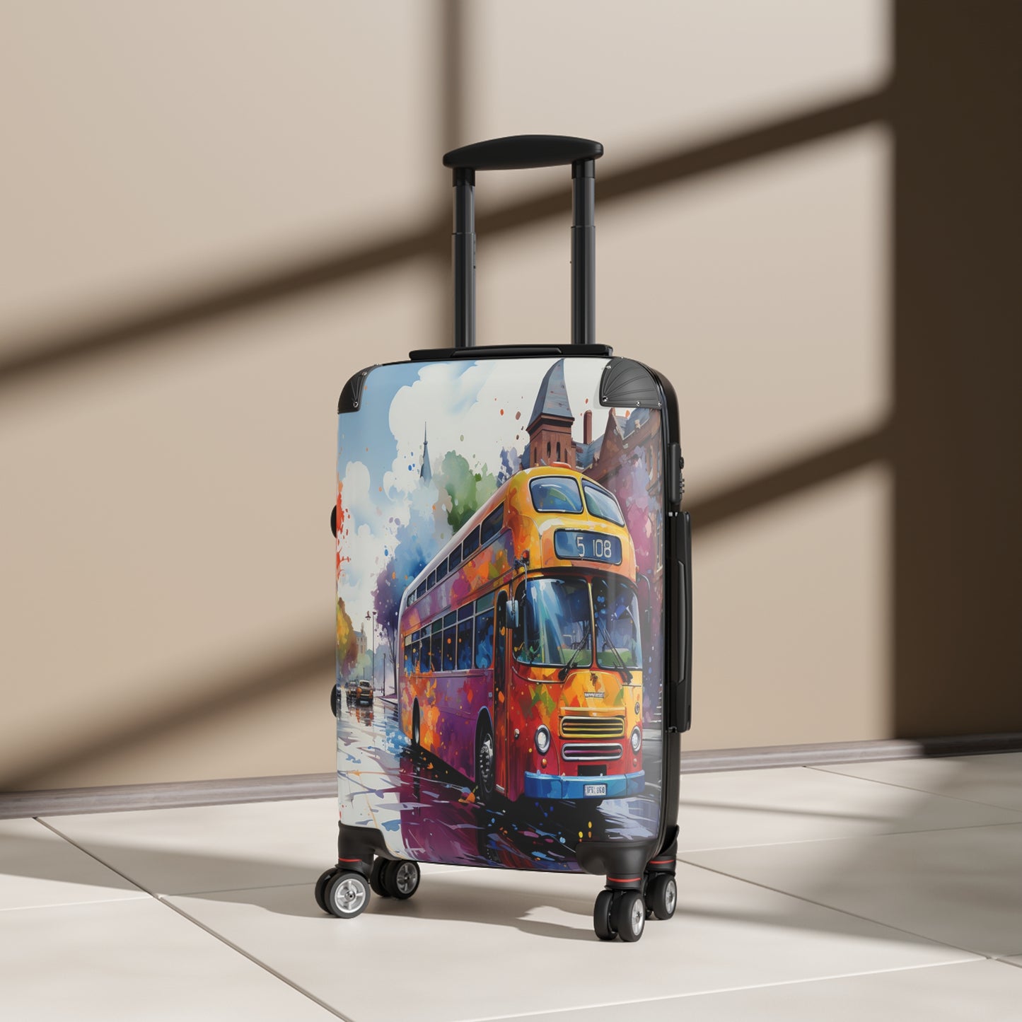 Double-Decker Adventure Luggage | Urban Voyager Collection | Christmas vacation | Travel Luggage | Suitcase | Double-decker travel