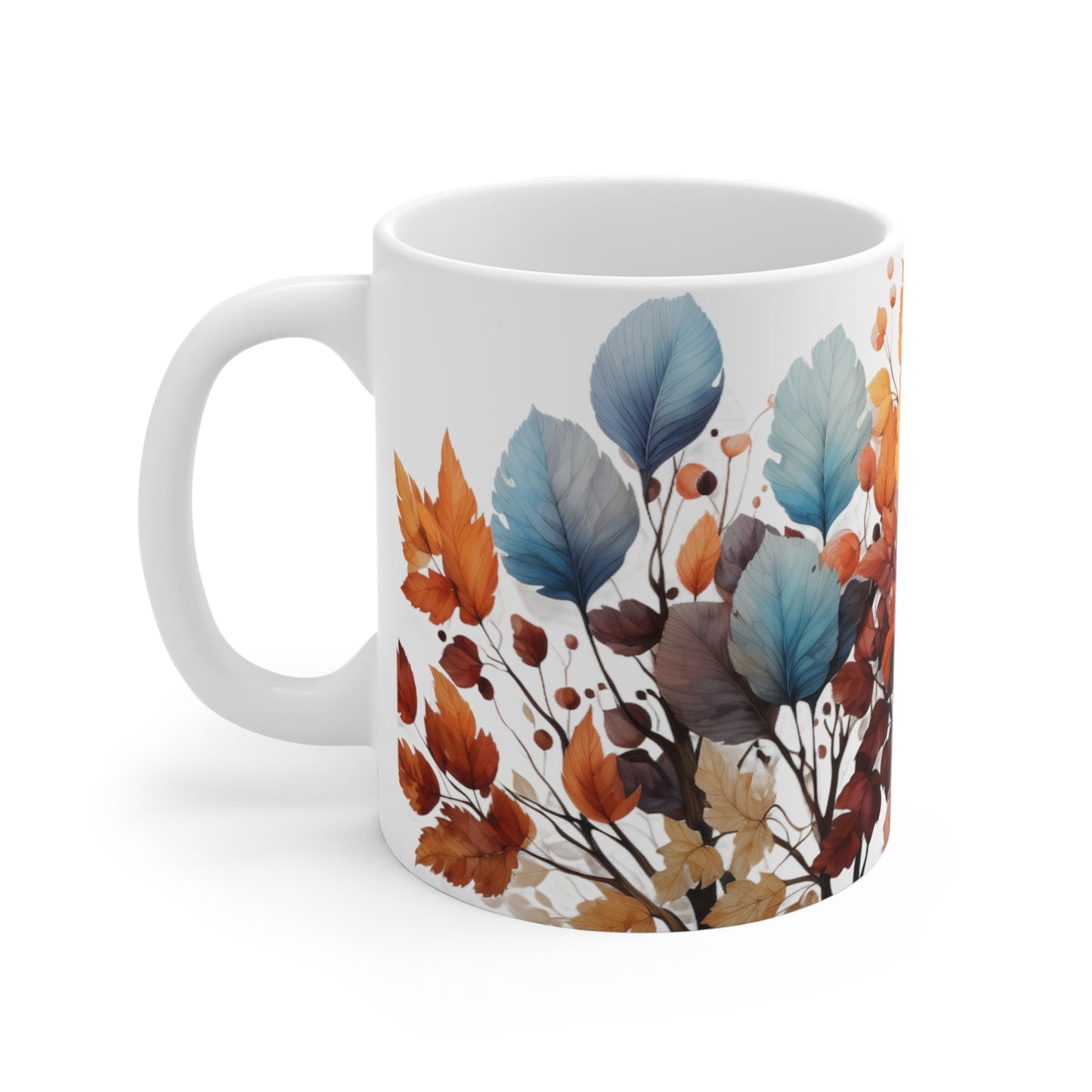 Changing of the Colors #3 | Autumn Fall Coffee Mug | Rustic Fall Mug | Watercolor Fall Mug