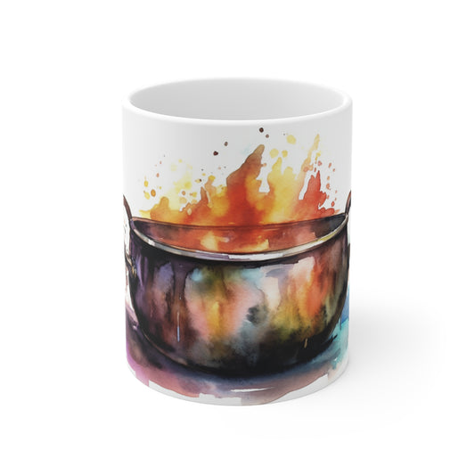 Halloween Witch's Cauldron Ceramic Mugs (11oz\15oz\20oz)