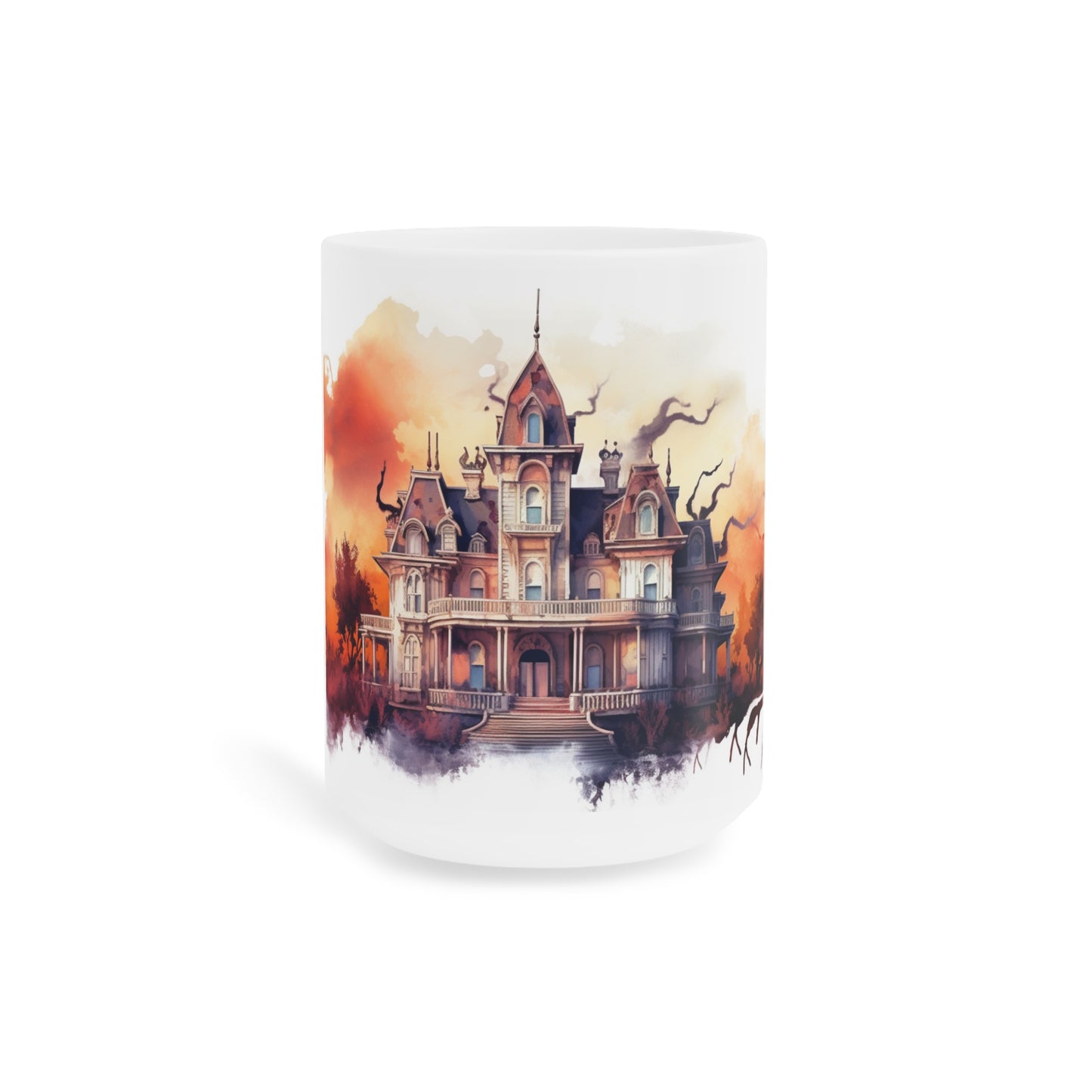 Haunted Halloween Mansion Ceramic Mugs (11oz\15oz\20oz)