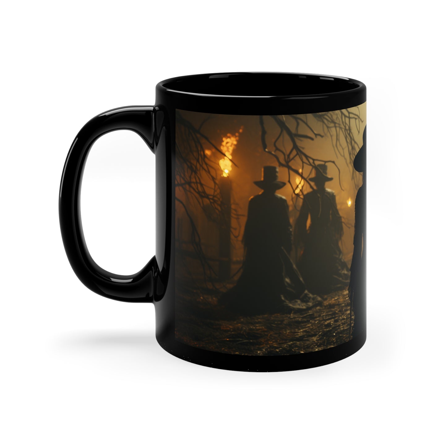 Halloween Witches 11oz Black Mug