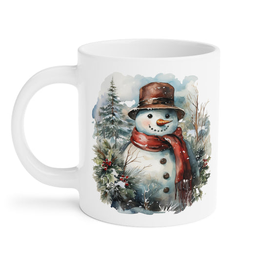 Snowman Serenade | Christmas Coffee Mugs | Coffee Ceramic Mugs (11oz\15oz\20oz) | Coffee Mugs