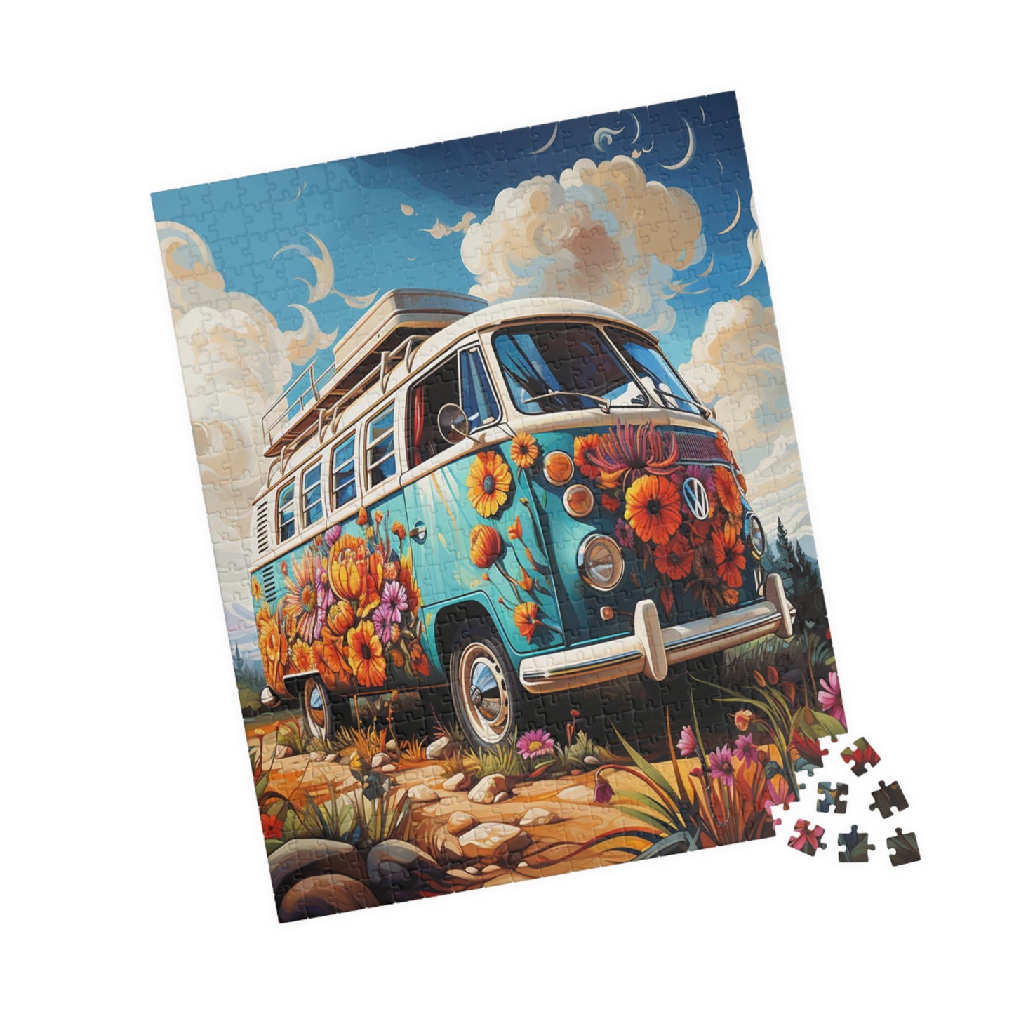 Hippie Highway puzzle | Boho Jigsaw Collection | 500-piece Puzzle | Boho | jigsaw puzzle | games