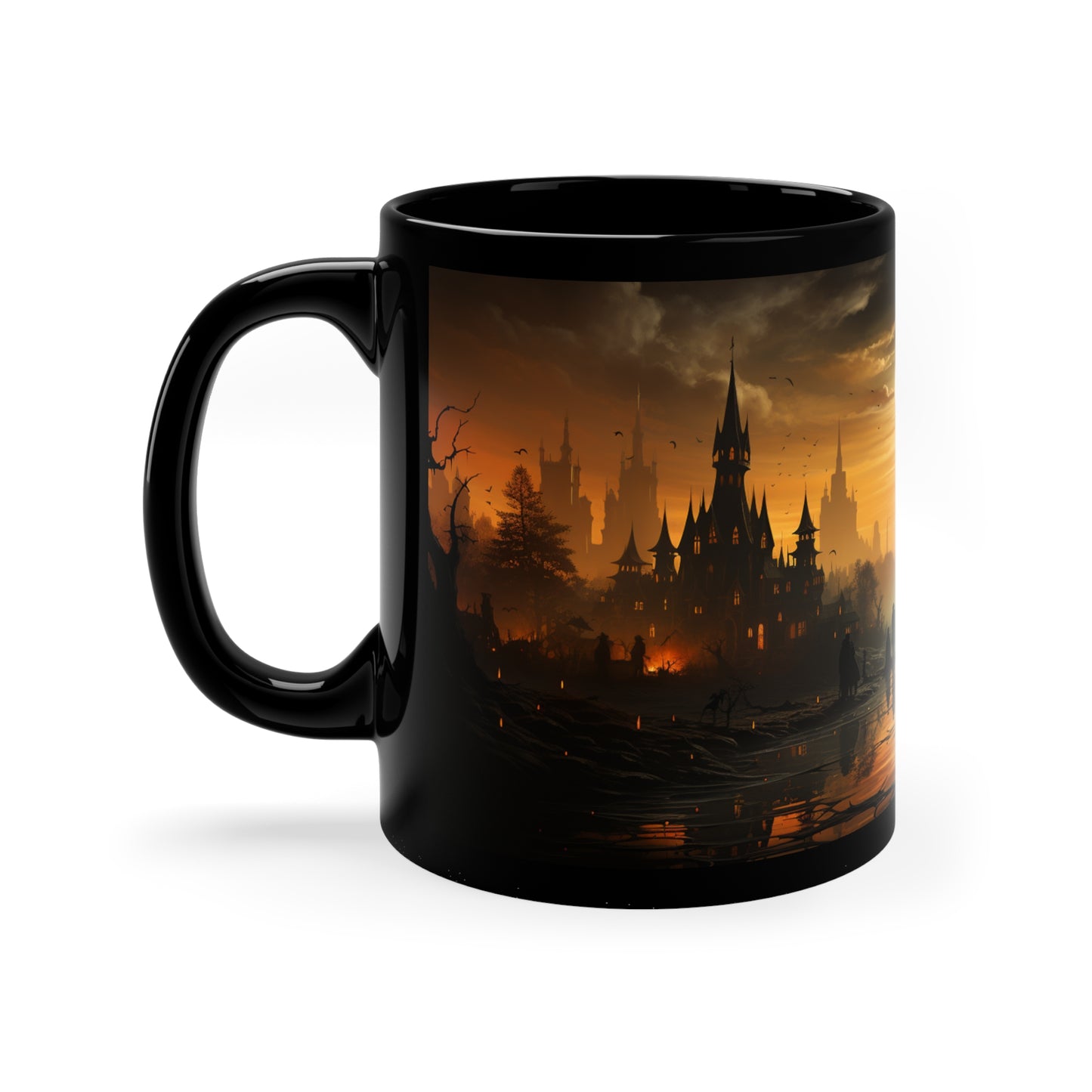 Halloween Witches #3 11oz Black Mug