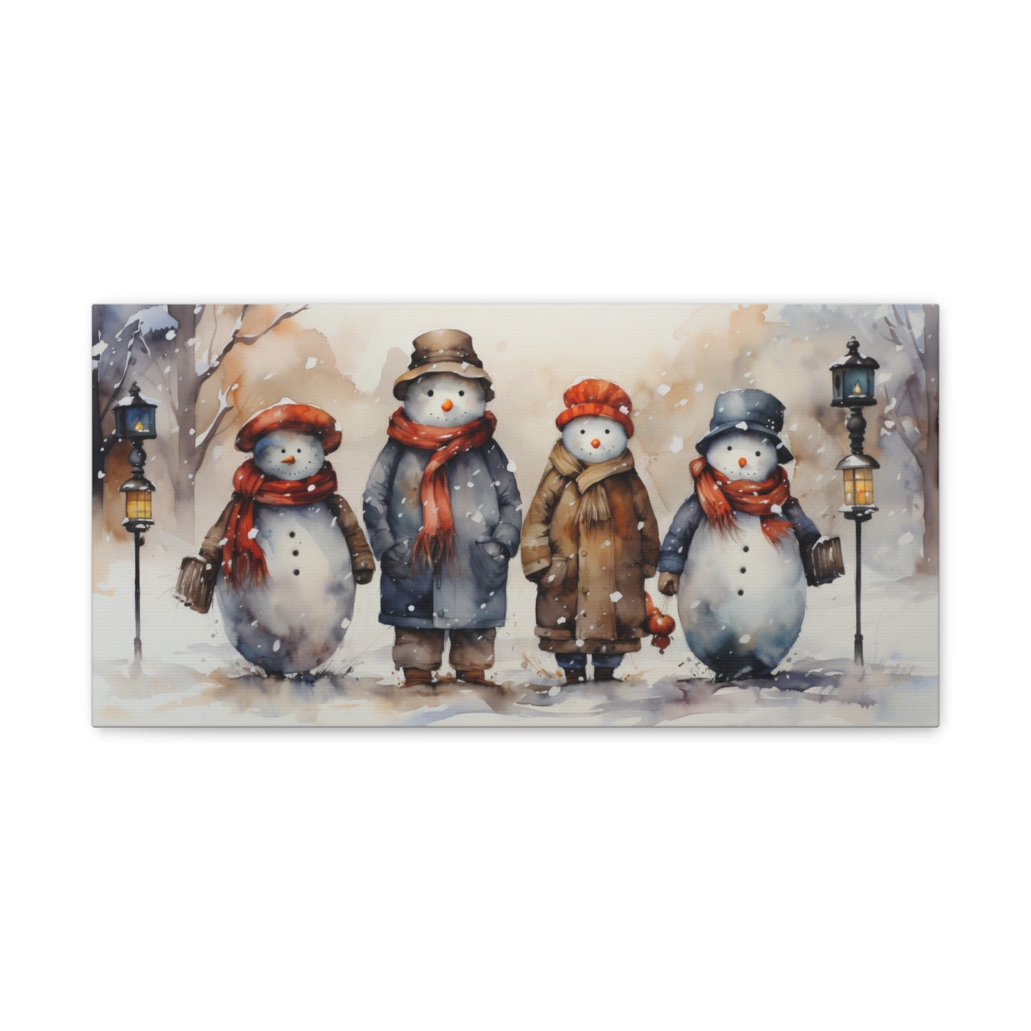 Snow Friends | Frosty Friendship Collection | Holiday decor | Christmas Wall Art | Retro Art | Christmas