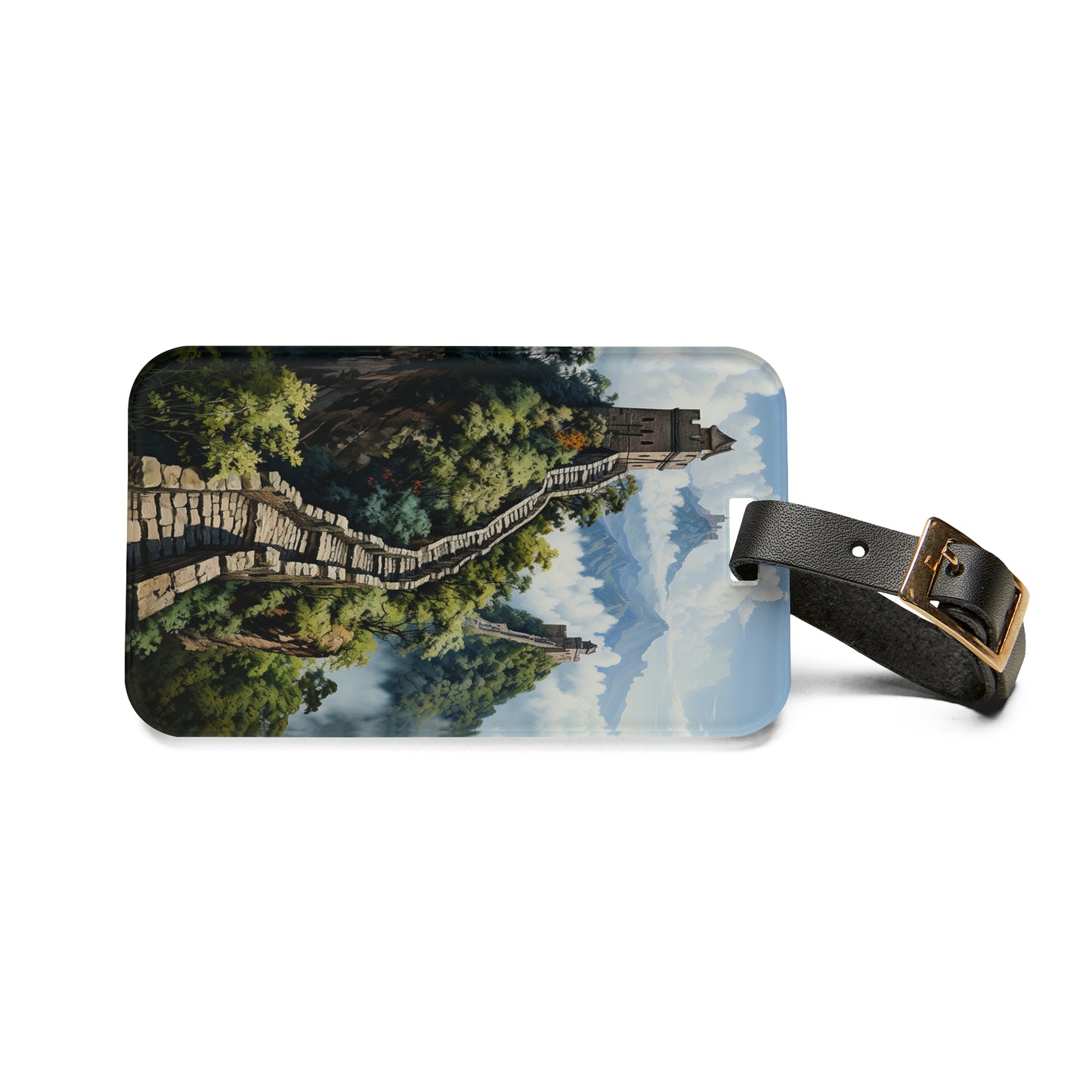 Wall of Wonders Luggage Tag | Artistic Journey Collection | Christmas Vacation | Luggage Tags | Travel Tags