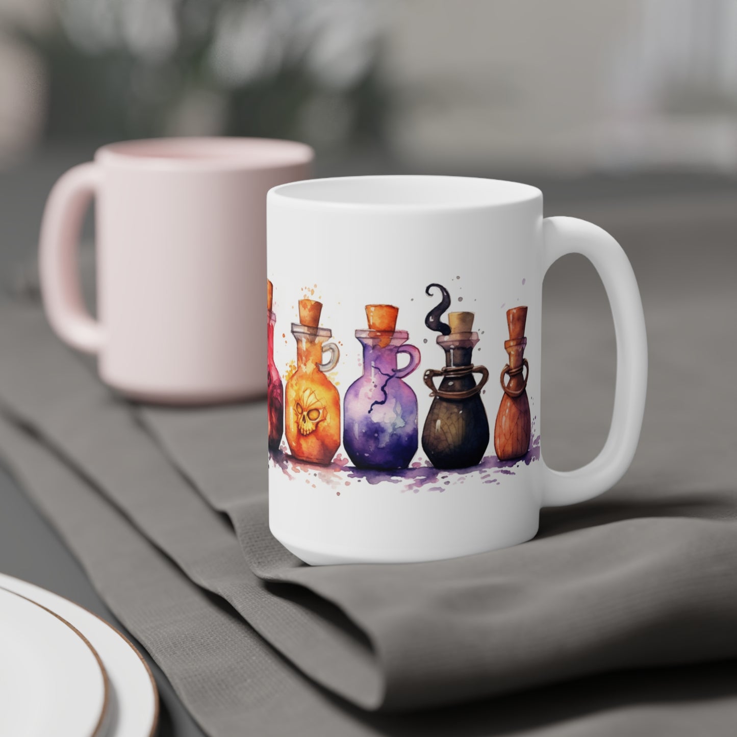 Halloween Potion Bottles Ceramic Mugs (11oz\15oz\20oz)