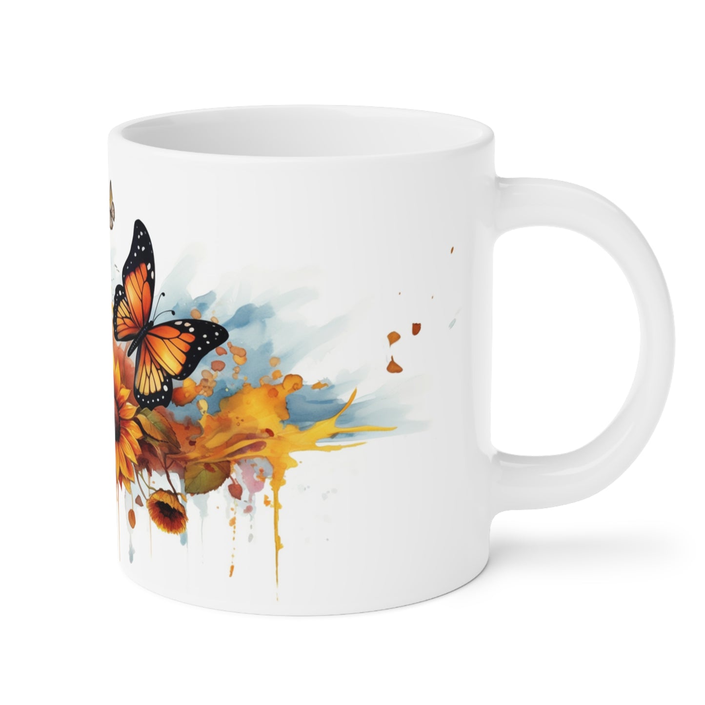 Sunflowers & Butterflies Ceramic Mugs (11oz\15oz\20oz)