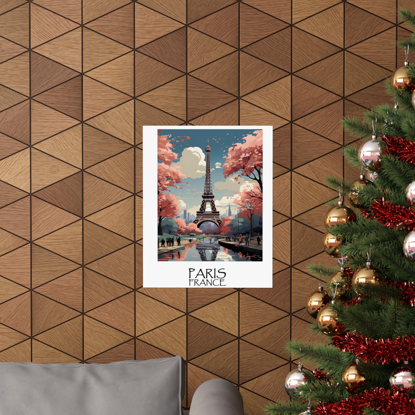 Unique Travel poster| Eiffel Elegance | Paris, France | Eiffel Tower | 1920s Art Deco Wall Art | Retro Wall Art