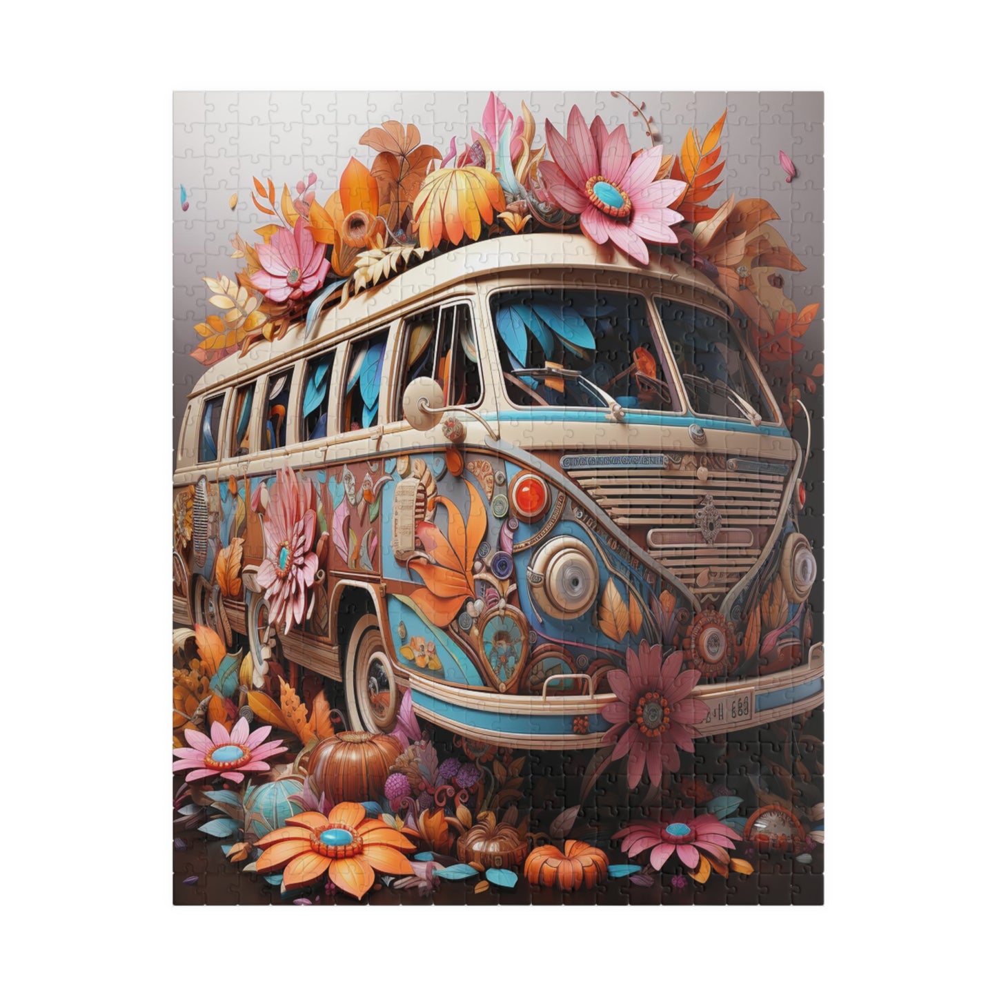 Groovy Wheels puzzle | Boho Jigsaw Collection | 500-piece Puzzle | Boho | jigsaw puzzle | games