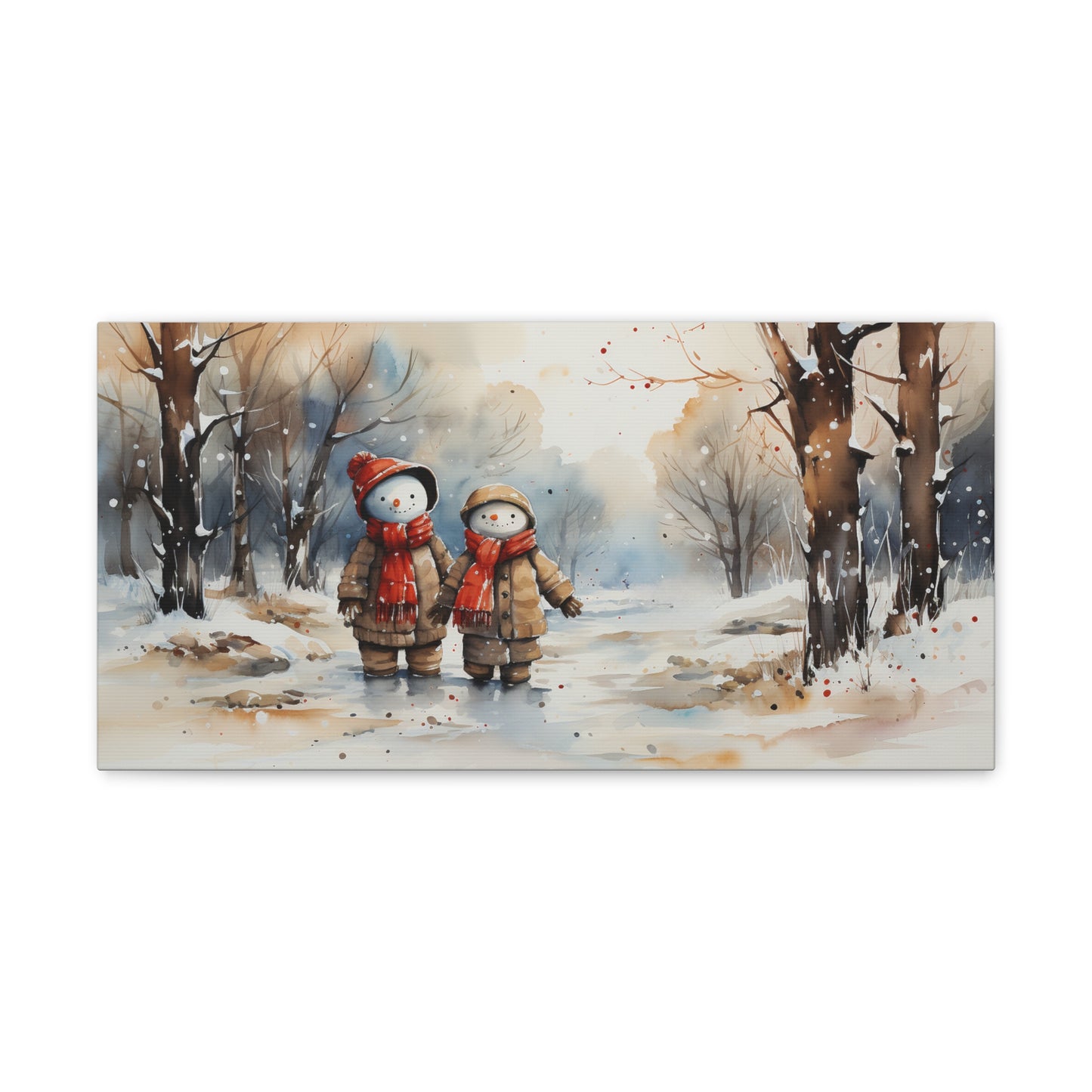 Frosty Faces | Frosty Friendship Collection | Holiday decor | Christmas Wall Art | Retro Art | Christmas