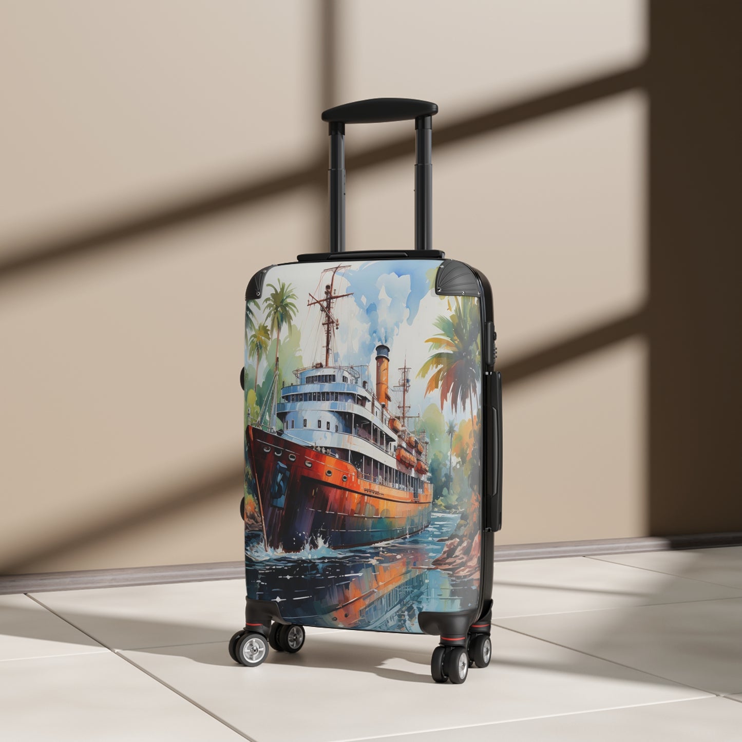 Tropical Voyage Luggage | Nautical Escape Collection | Christmas vacation | Travel Luggage | Suitcase | Cruise