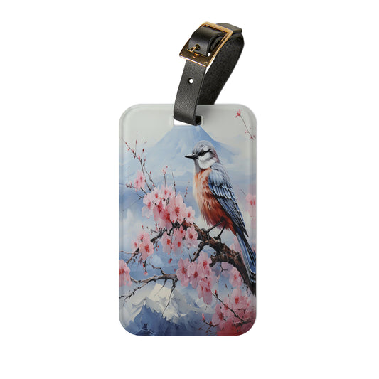 Cherry Blossom Odyssey Luggage Tag | Artistic Journey Collection | Christmas Vacation | Luggage Tags | Travel Tags