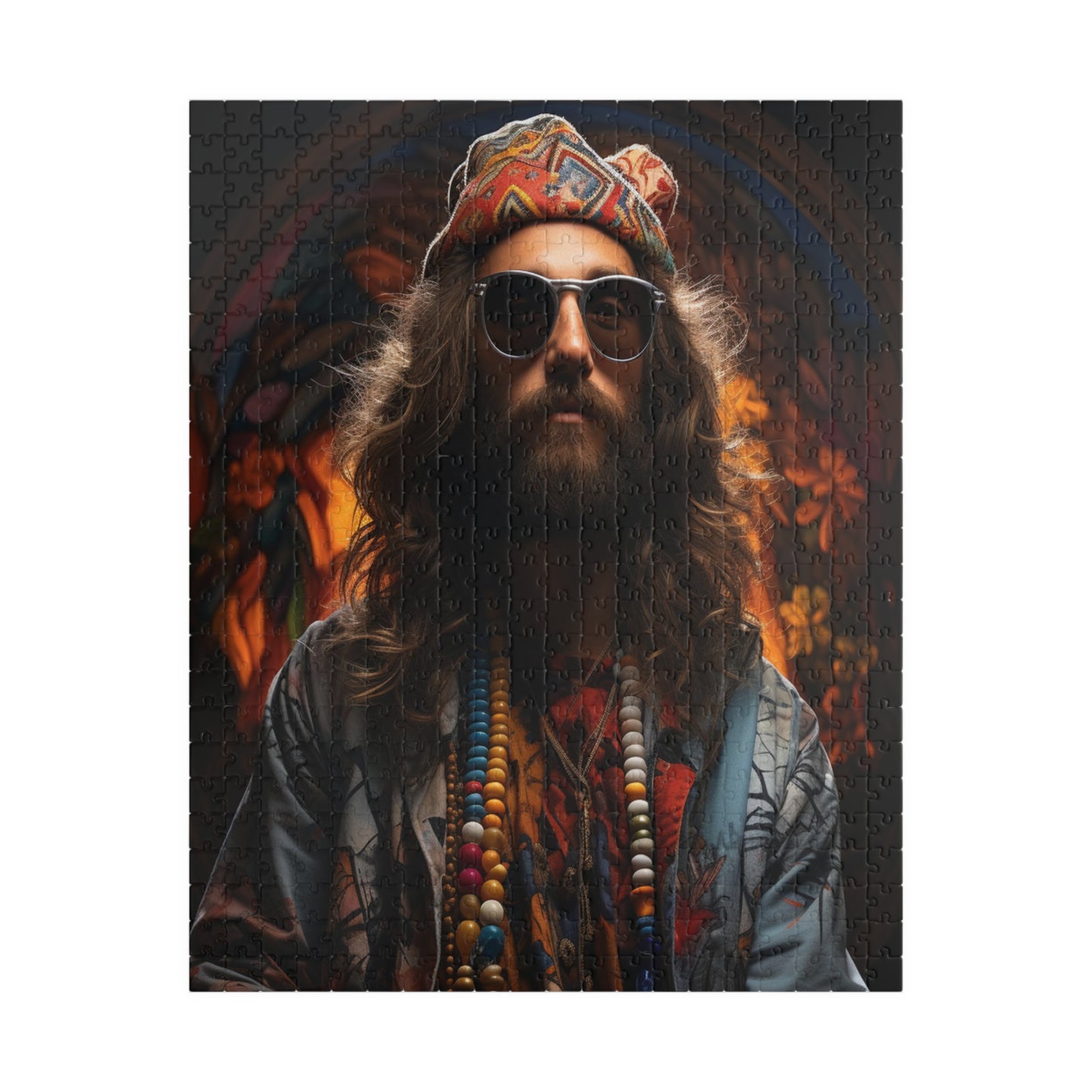 Hippie Dude puzzle | Boho Jigsaw Collection | 500-piece Puzzle | Boho | jigsaw puzzle | games