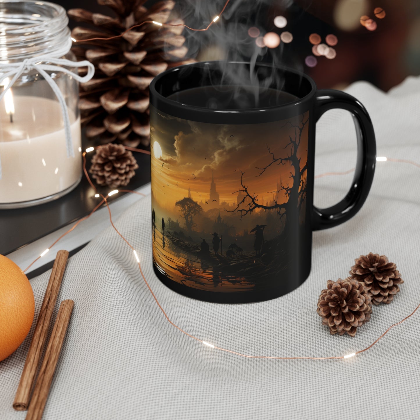 Halloween Witches #3 11oz Black Mug