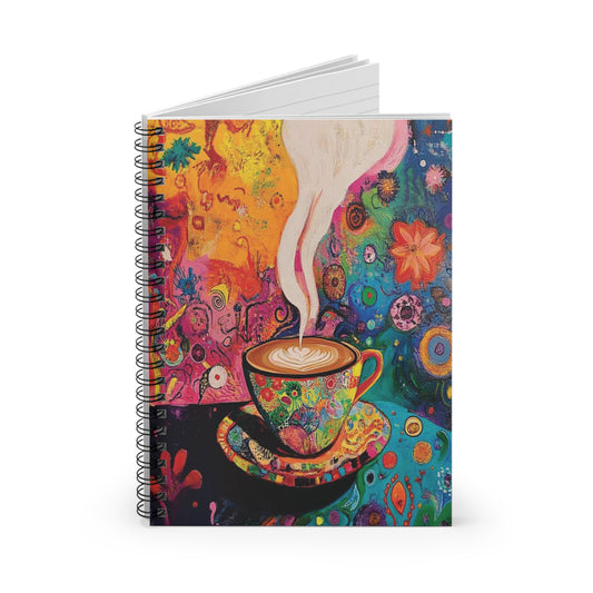 Hippie Bean Dreams | Journals | Morning Journaling | Spiral Notebook - Ruled Line | Devotional | Meditations