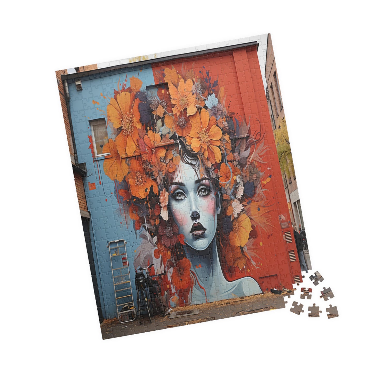 Graffiti Wanderer puzzle | Boho Jigsaw Collection | 500-piece Puzzle | Boho | jigsaw puzzle | games