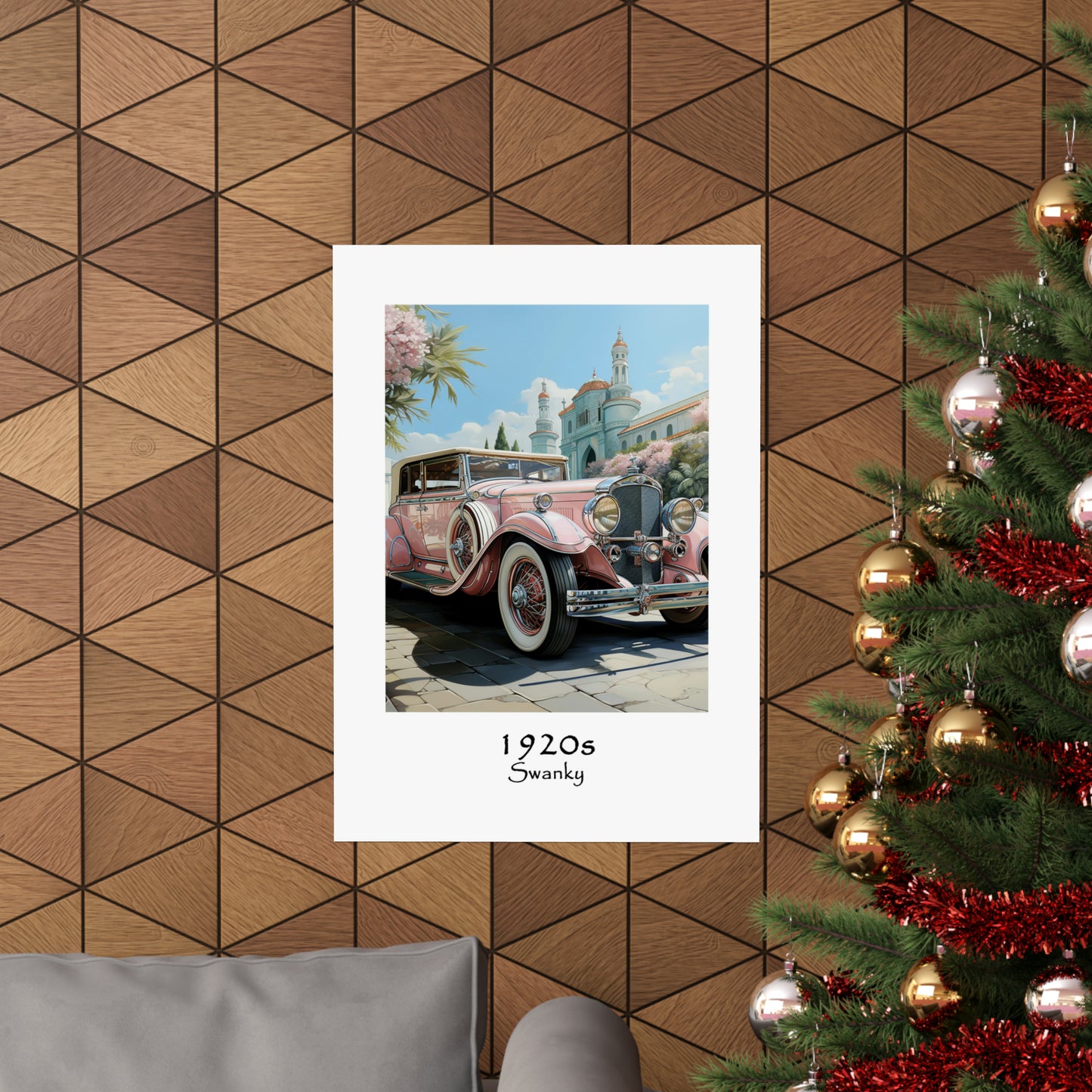 Unique Travel poster | Swanky | Vintage cars |1920s Art Deco Wall Art | Retro Wall Art