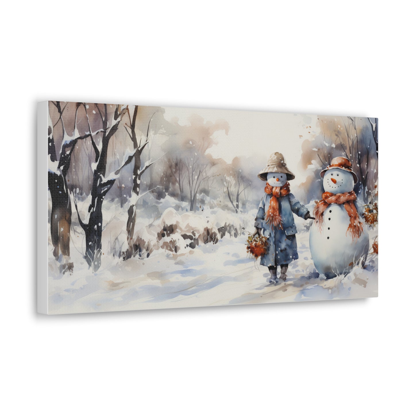 Winter Friends | Frosty Friendship Collection | Holiday decor | Christmas Wall Art | Retro Art | Christmas
