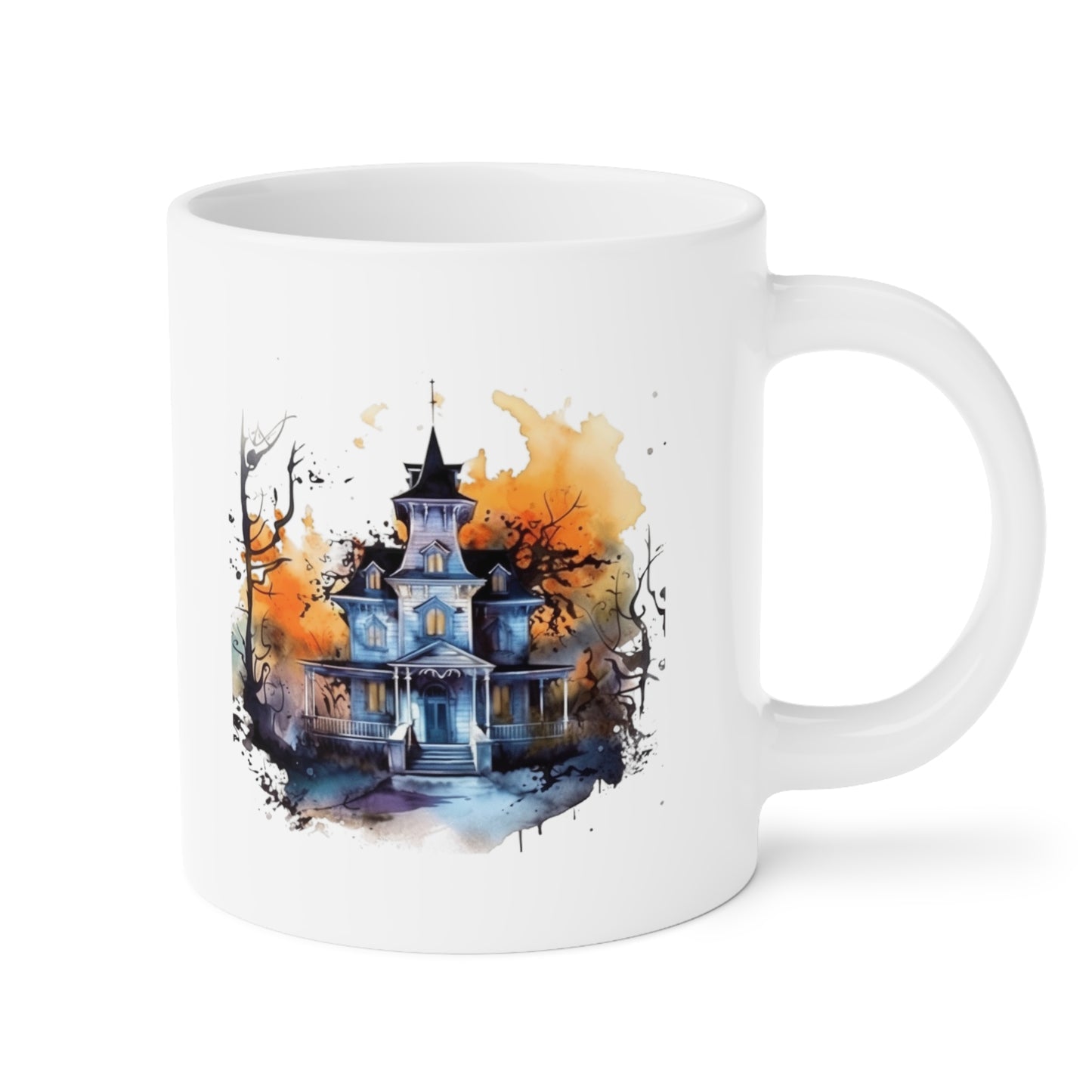 Haunted Halloween Mansion #2 Ceramic Mugs (11oz\15oz\20oz)