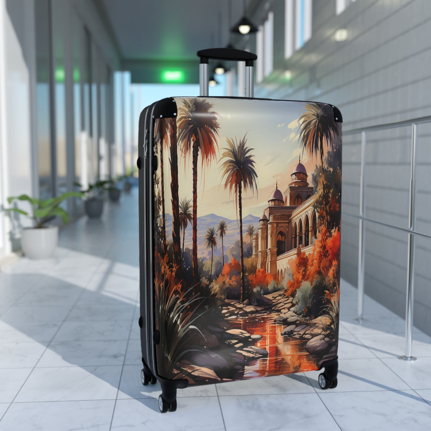 Egyptian Oasis Luggage | Egypt | Travel Luggage | Christmas vacation | Unique Christmas gift | Suitcase