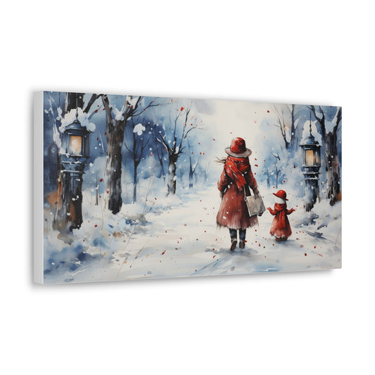 Frozen Friendship  | Frosty Friendship Collection | Holiday decor | Christmas Wall Art | Retro Art | Christmas