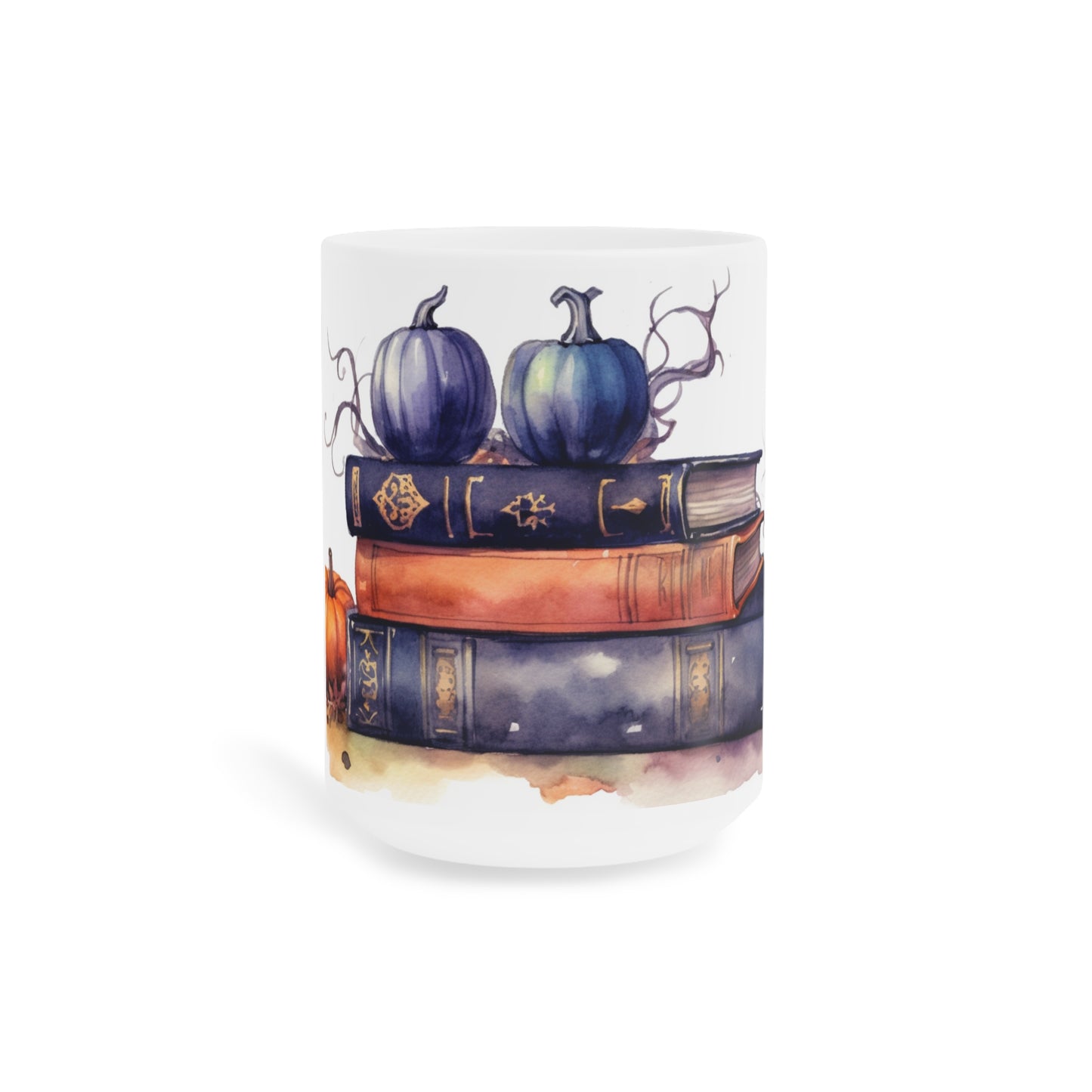 Halloween Spellbooks & Pumpkins Ceramic Mugs (11oz\15oz\20oz)