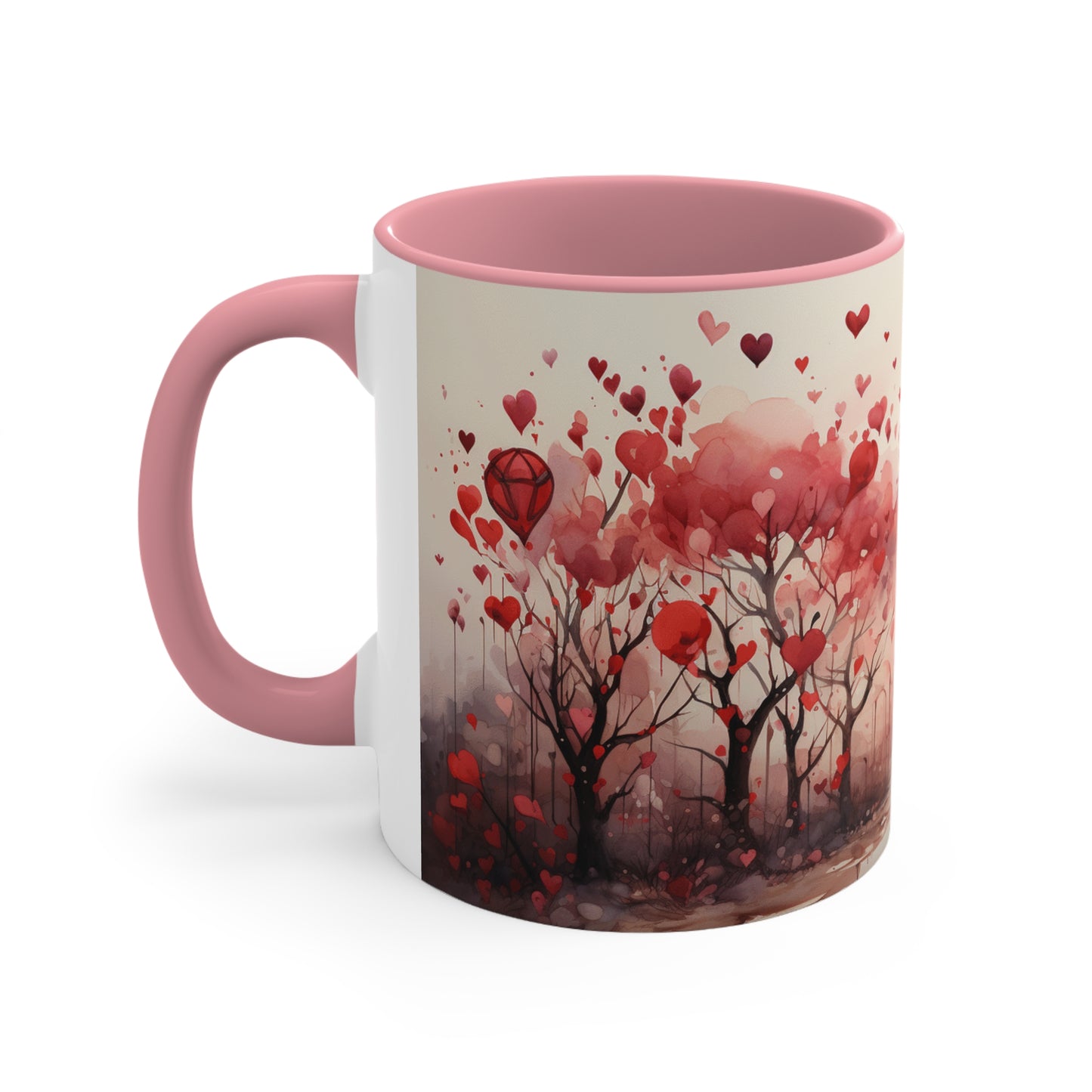 Whispers of Love mug, Valentine's Day, Accent Coffee Mug, 11oz mug, valentines gift, gift for her, be mine, heart mug, love you, couples