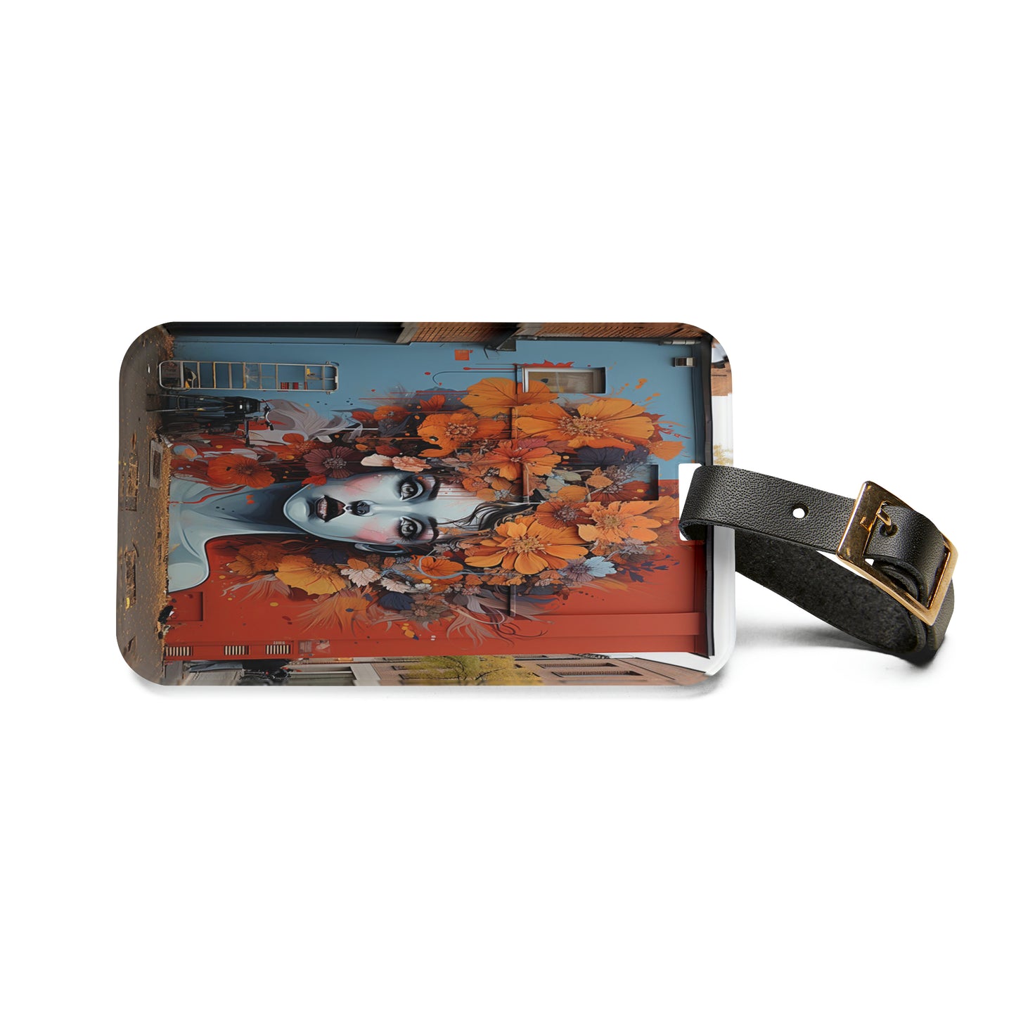 Graffiti Wanderer Luggage Tag | Artistic Journey Collection | Christmas Vacation | Luggage Tags | Travel Tags