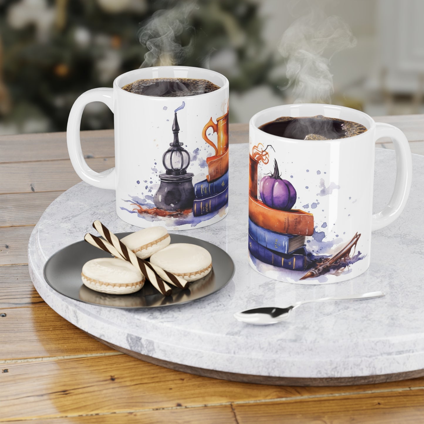 Halloween Spellbooks & Brew Ceramic Mugs (11oz\15oz\20oz)