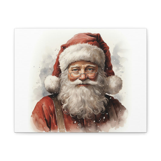Wishful Wonder | Santa's Canvas Chronicles | Holiday decor | Christmas Wall Art | Retro Art | Christmas