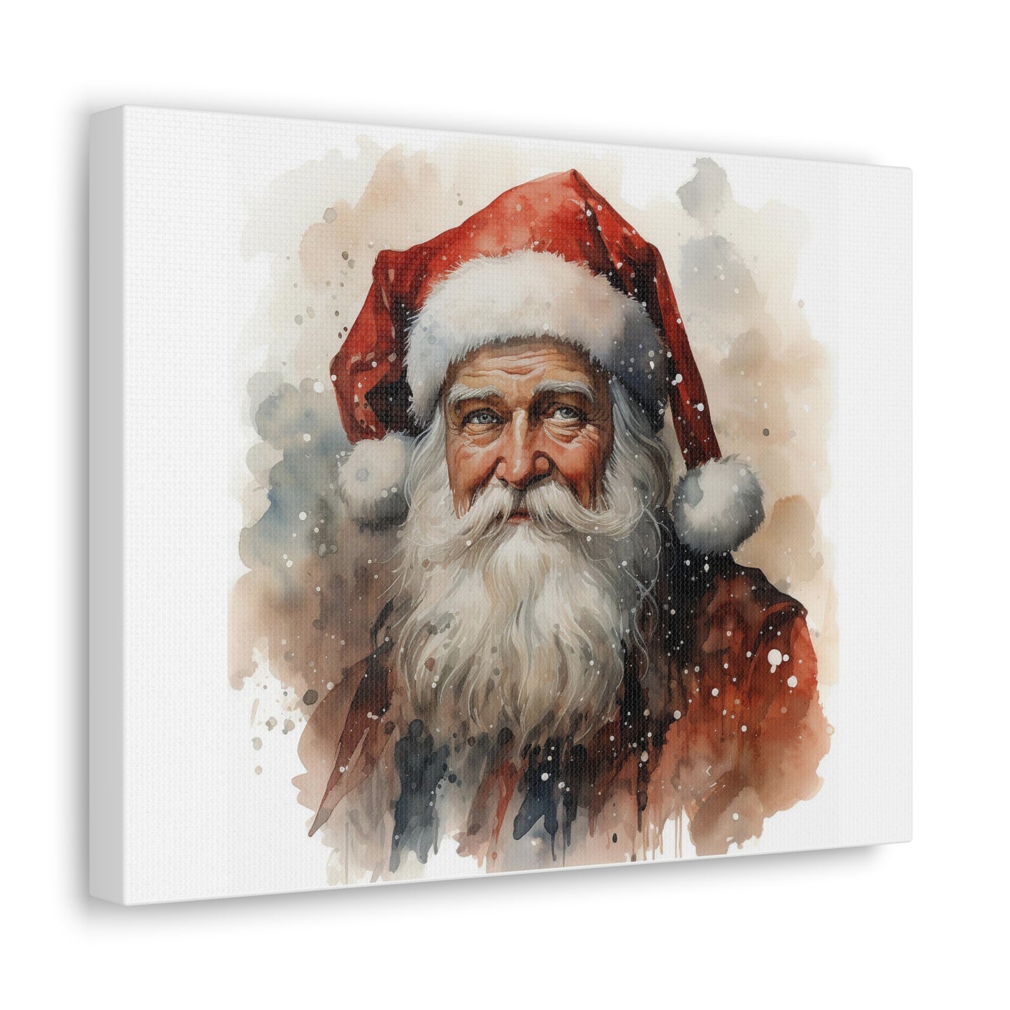 Quiet Moment | Santa's Canvas Chronicles | Holiday decor | Christmas Wall Art | Retro Art | Christmas