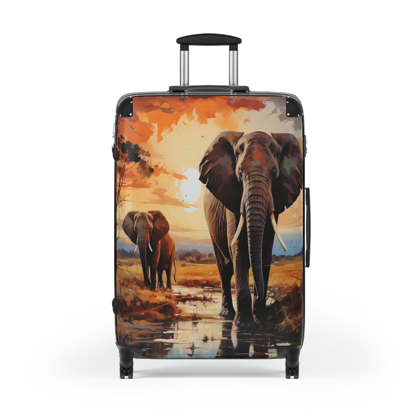 Elephant Elegance Luggage | African Safari Collection | Christmas Vacation | Travel Luggage | Suitcases