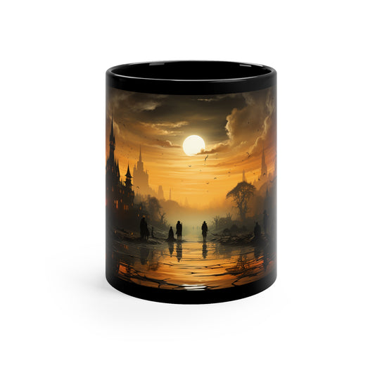 Halloween Witches #3 11oz Black Mug