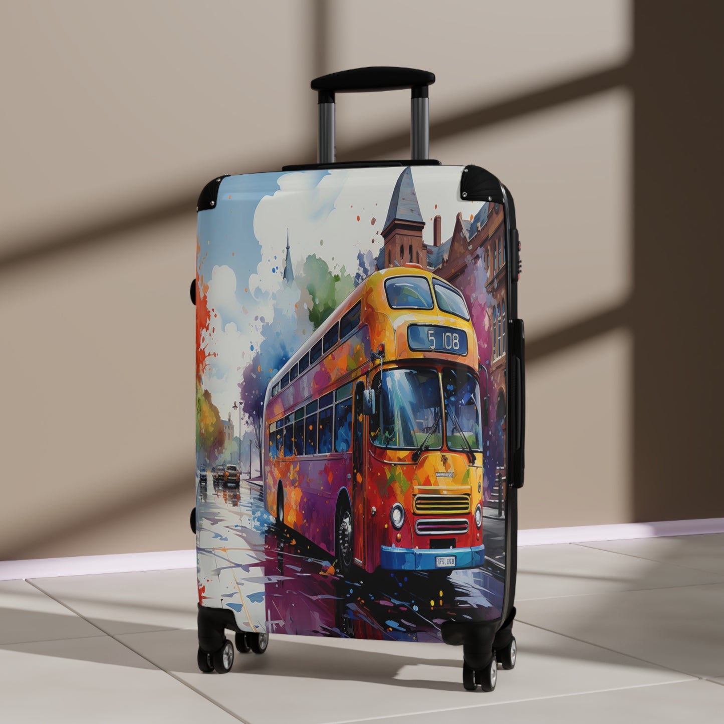 Double-Decker Adventure Luggage | Urban Voyager Collection | Christmas vacation | Travel Luggage | Suitcase | Double-decker travel