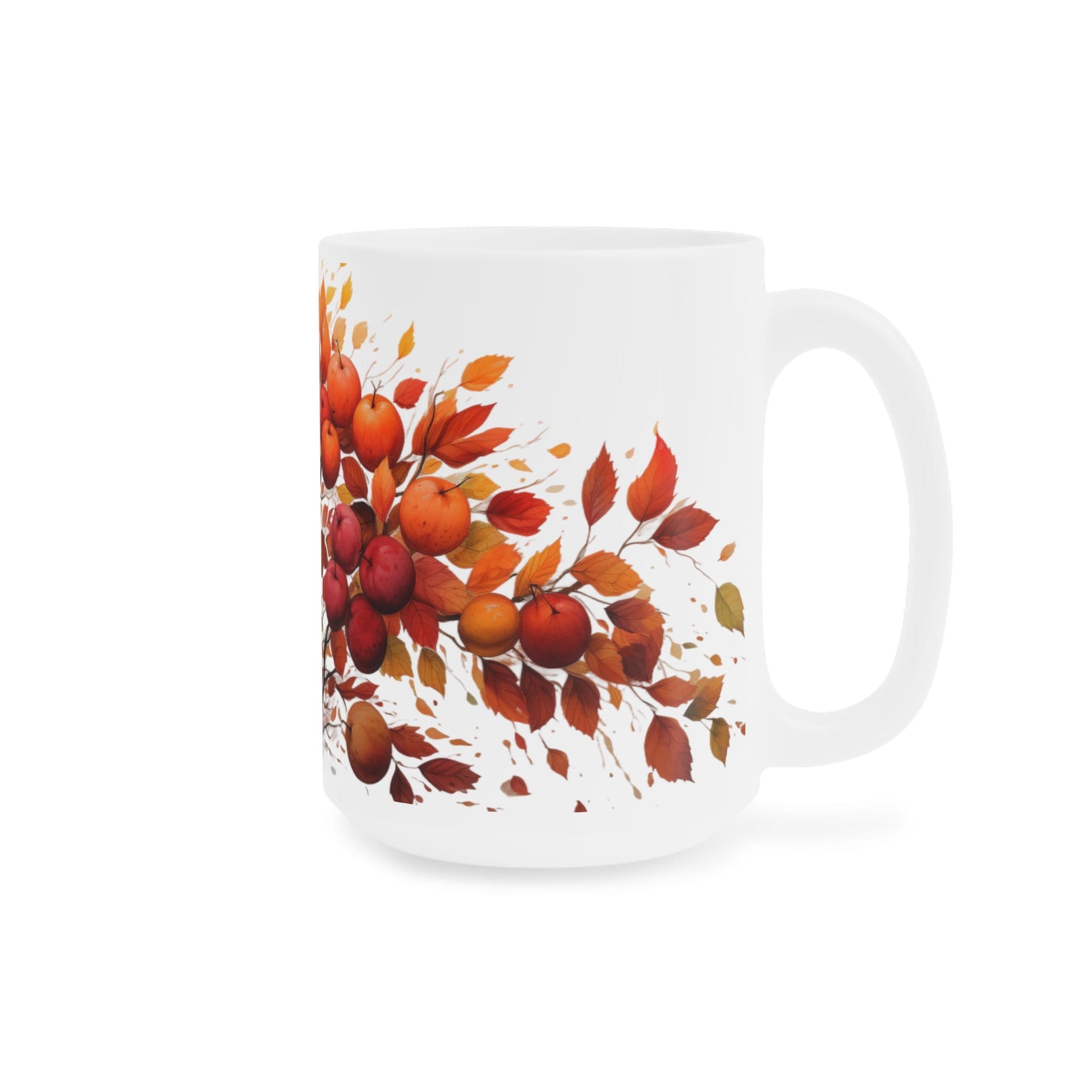 Autumn Apple Trees | Autumn Fall Coffee Mug | Rustic Fall Mug | Watercolor Fall Mug